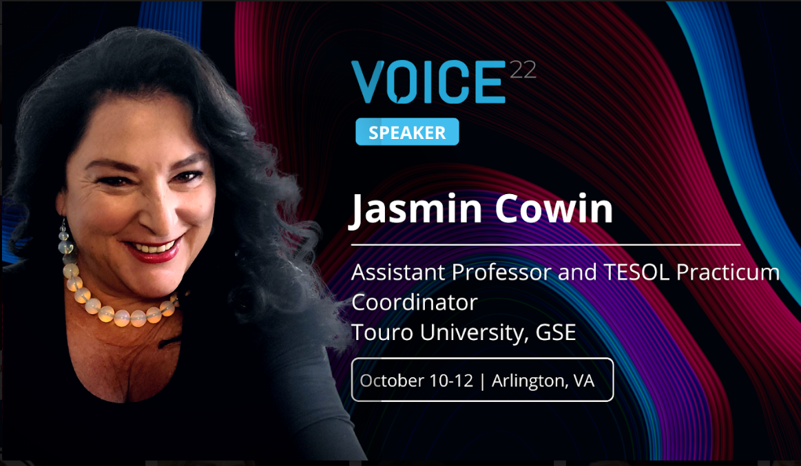 Dr. Jasmin (Bey) Cowin is presenting at VOICE, The Event Focusing on the Conversational AI Community